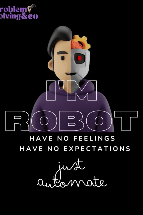 i am robot black