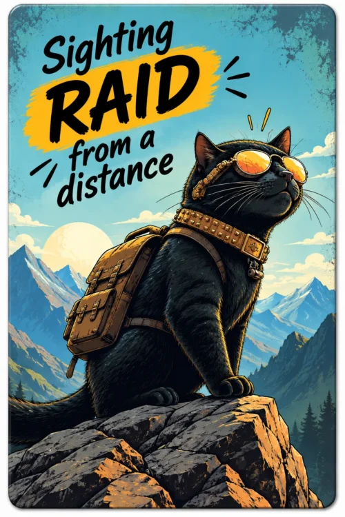 RAID from a Distance Fridge Magnet