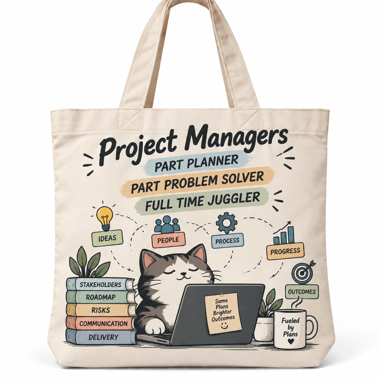 Project Managers Planner Problem Solver Tote Bag