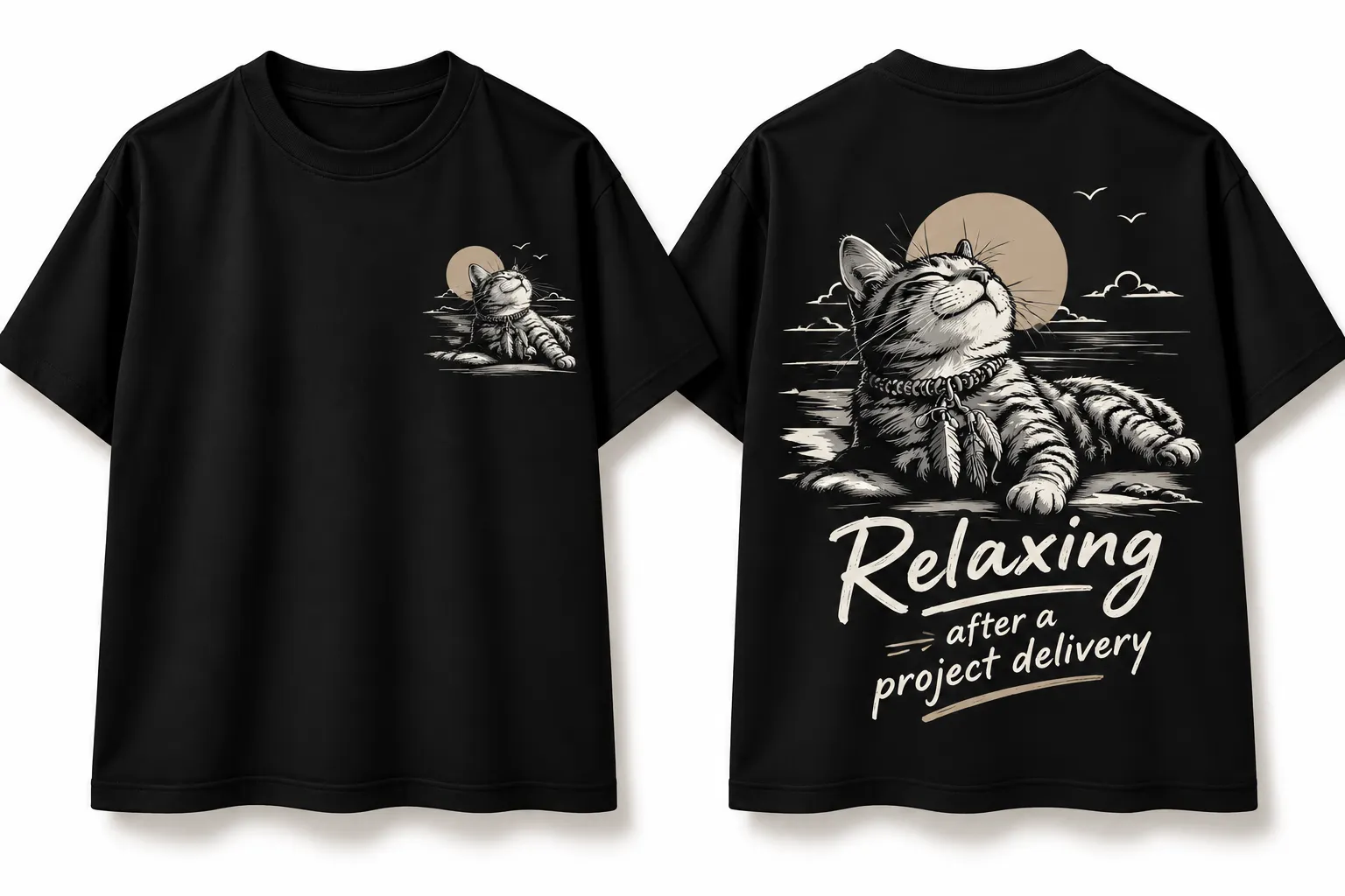 Relaxing After a Project Delivery T-Shirt