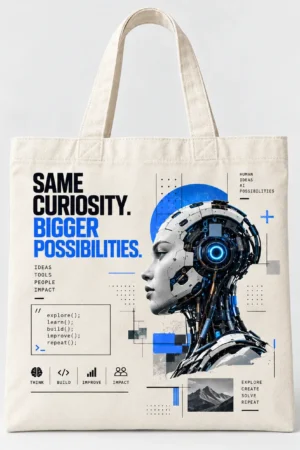 Same Curiosity Bigger Possibilities Tote Bag
