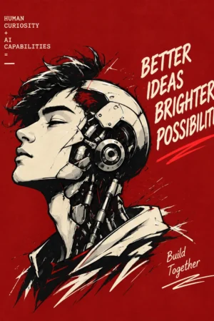 Better Ideas Brighter Possibilities AI Poster