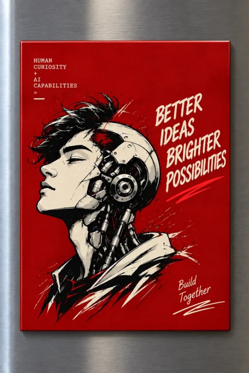 Better Ideas, Brighter Possibilities Fridge Magnet