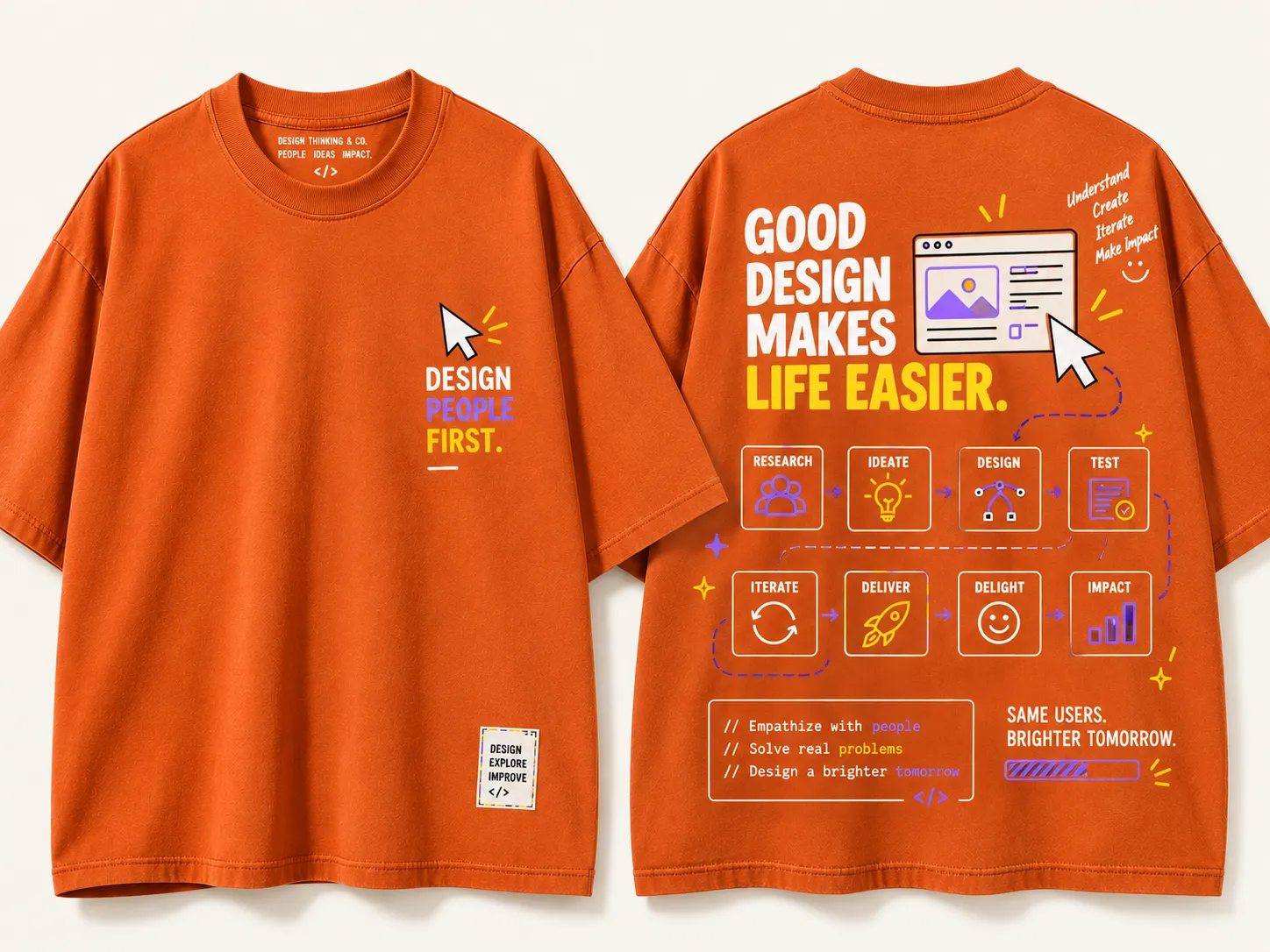 Good Design Makes Life Easier T-Shirt