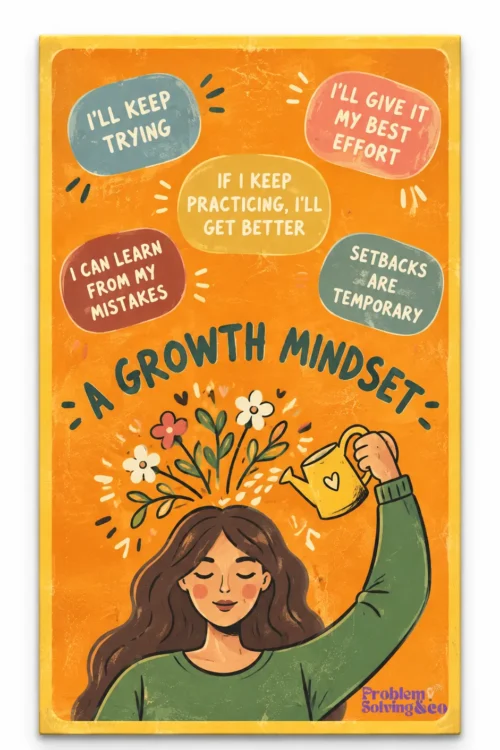 Growth Mindset Fridge Magnet