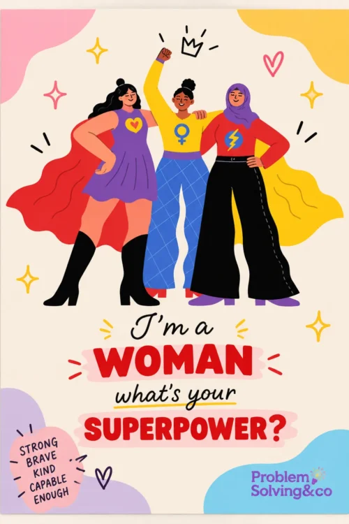 Woman – What’s Your Superpower? Fridge Magnet