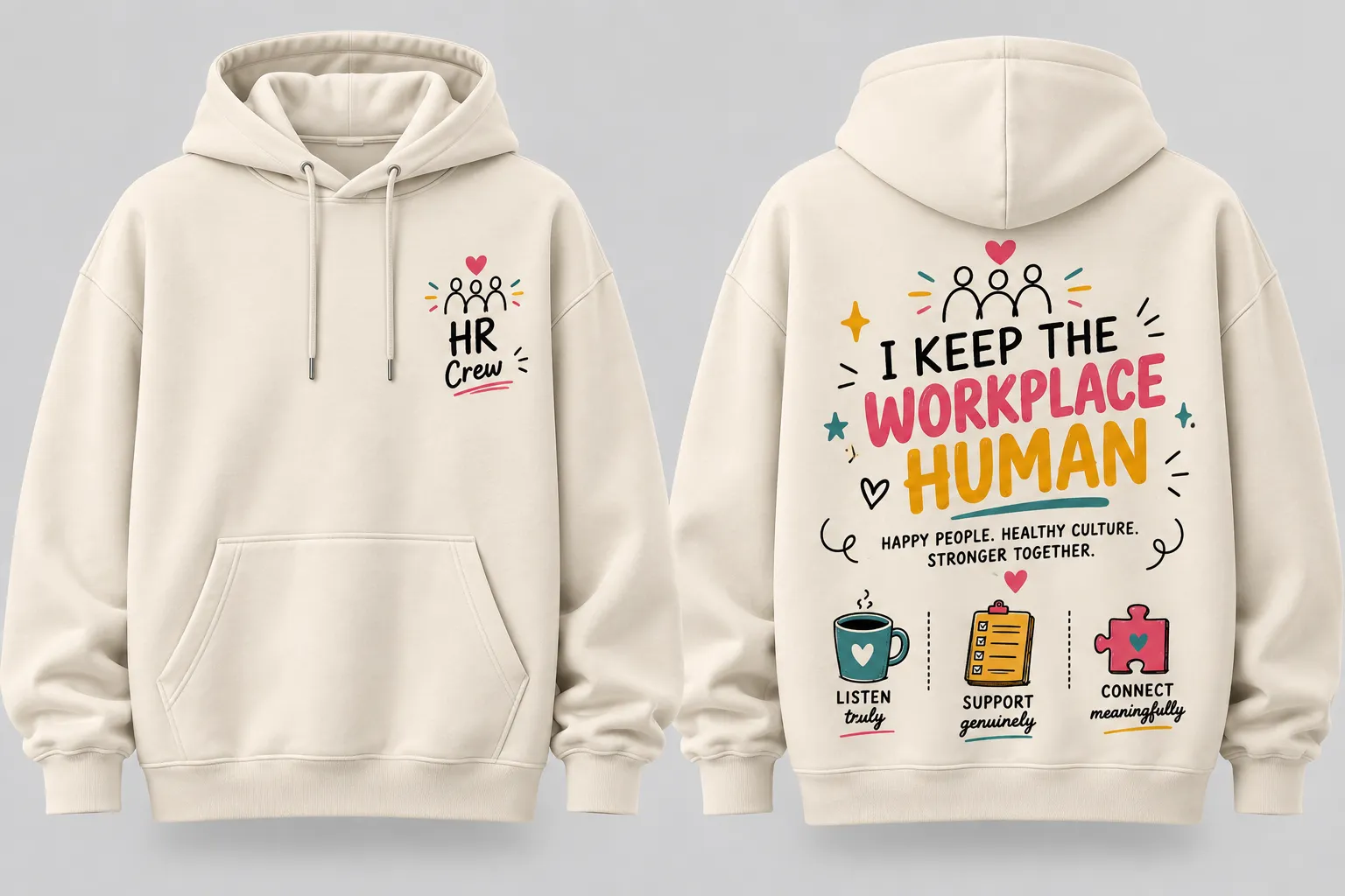 HR Crew Workplace Human Hoodie