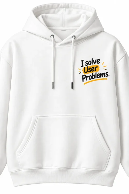 I Solve User Problems – Product Manager Hoodie
