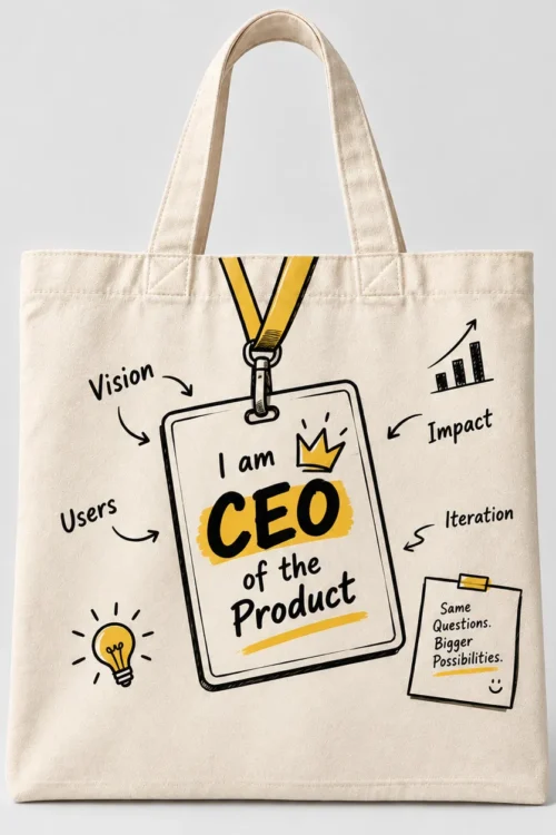 CEO of the Product – Product Manager Tote Bag