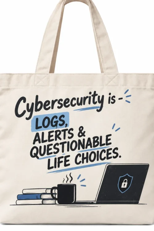 Cybersecurity Logs Alerts Actionable Choices Tote Bag