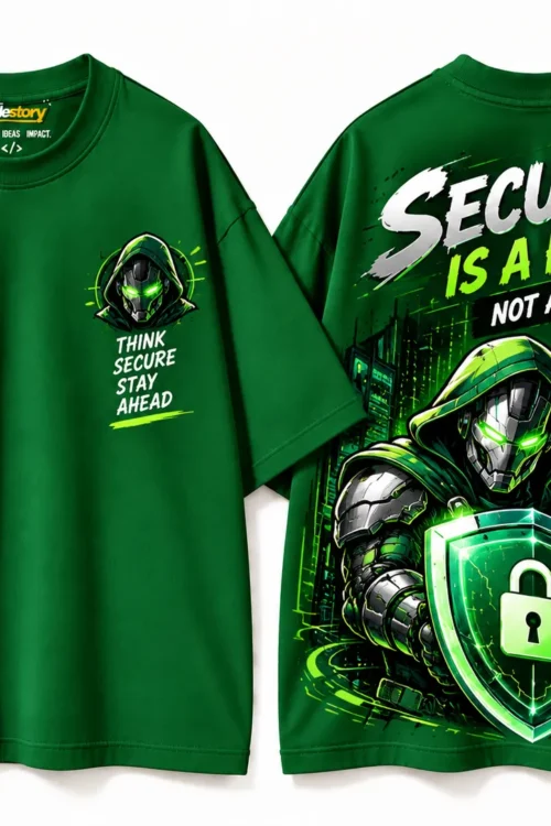 Security Is a Habit Not a Feature Cyber Security T-Shirt