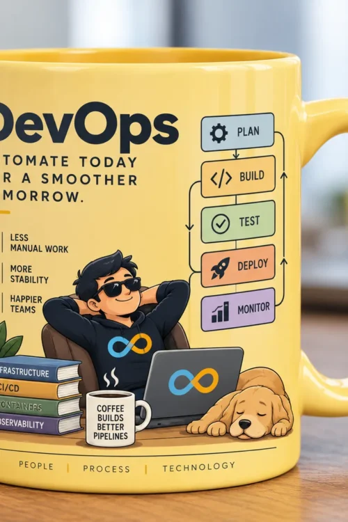 DevOps Faster Releases Coffee Mug