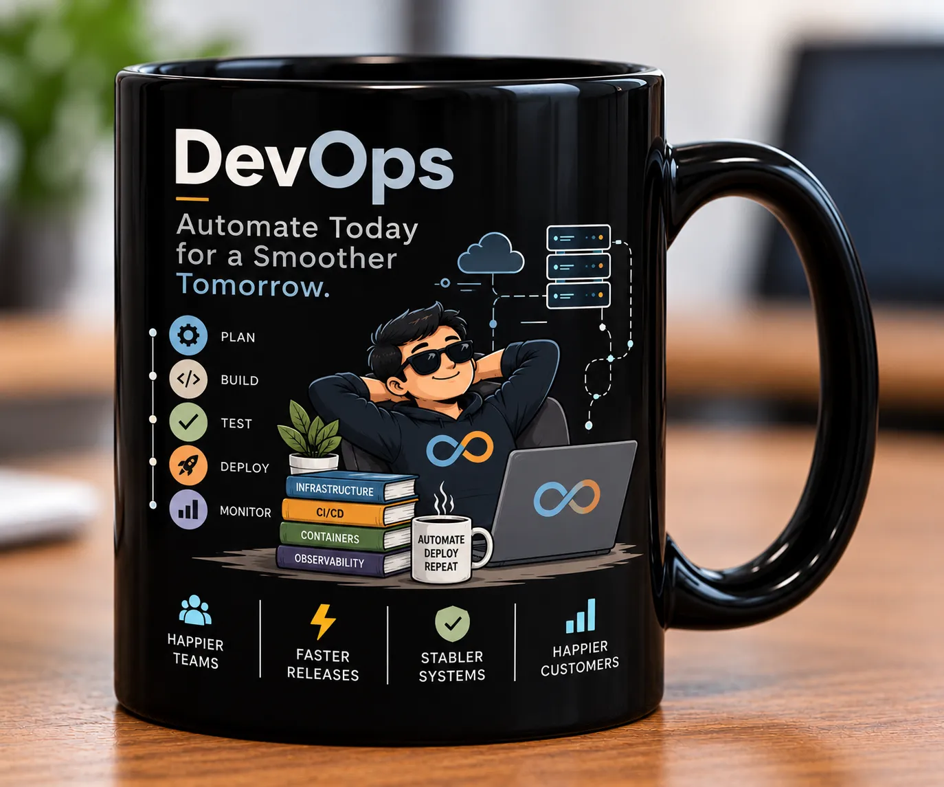 DevOps Automate Today Coffee Mug