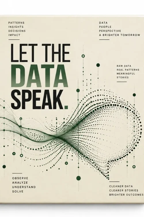 Let the Data Speak Data Science Fridge Magnet