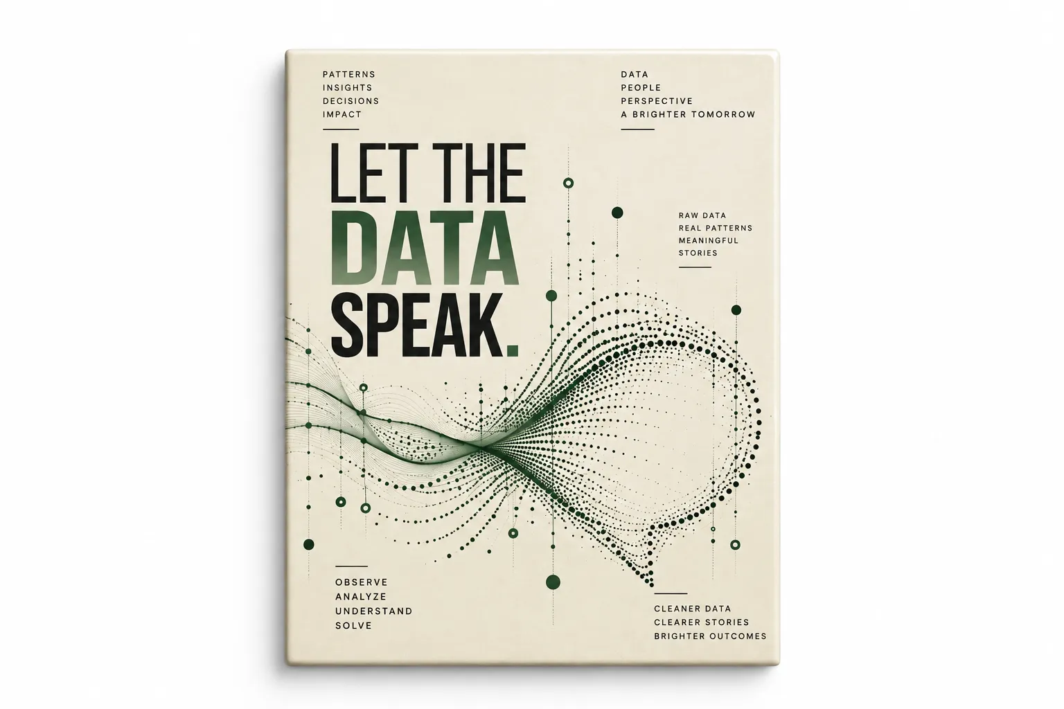 Let the Data Speak Data Science Fridge Magnet