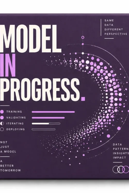 Model in Progress Data Science Fridge Magnet