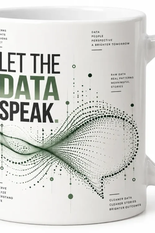 Let the Data Speak Data Science Coffee Mug