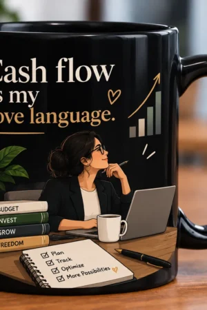 Cash Flow Is My Love Language Finance Coffee Mug