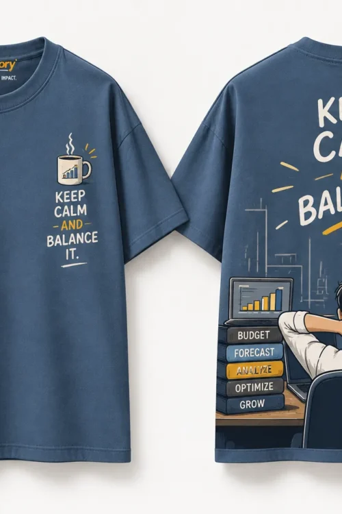 Keep Calm and Balance It Finance T-Shirt