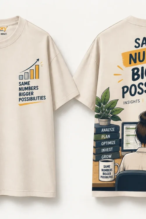 Same Numbers Bigger Possibilities Finance T-Shirt