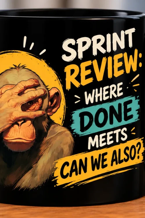 Sprint Review Where Done Meets Can We Also Business Analyst Coffee Mug