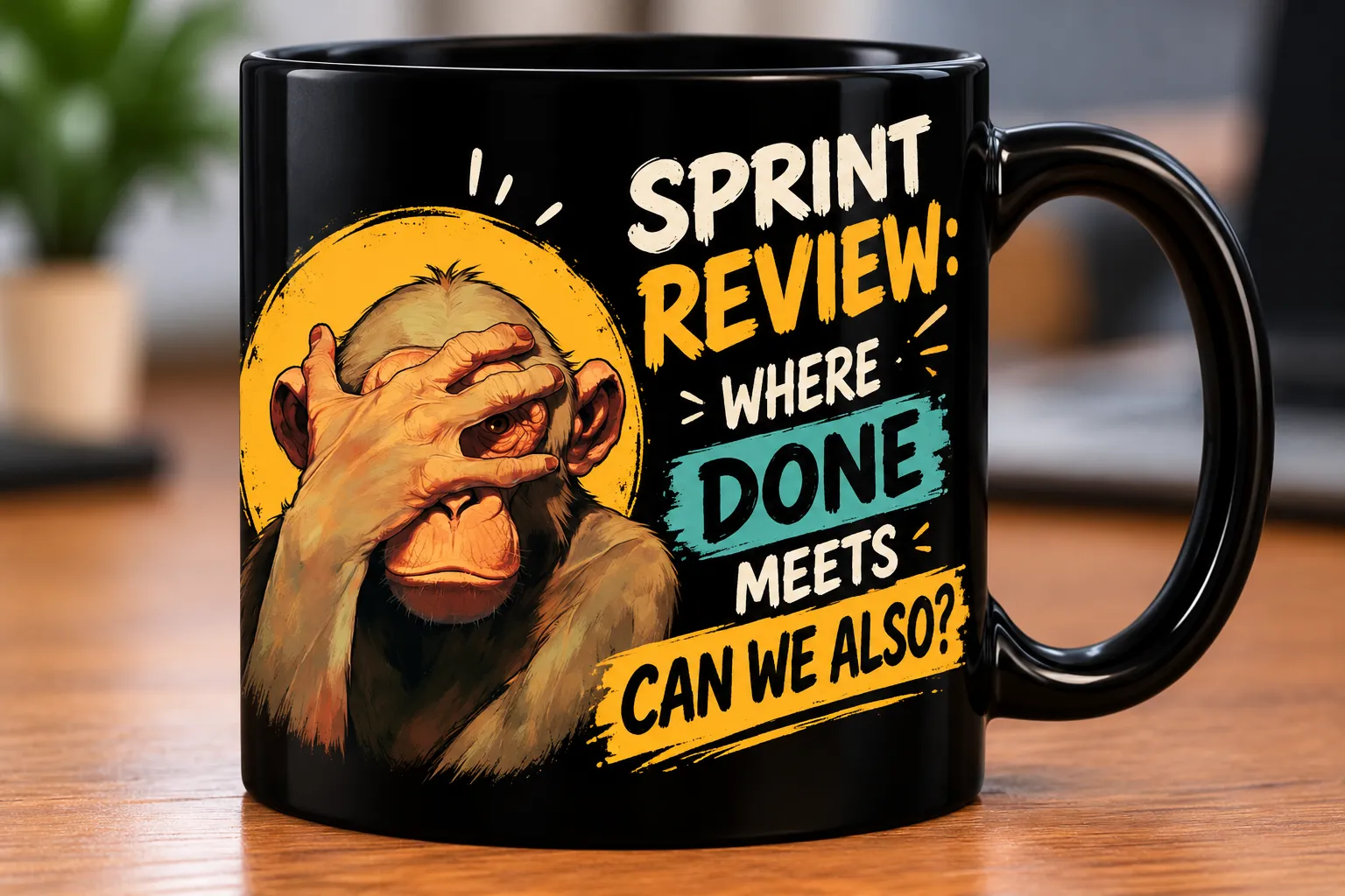 Sprint Review Where Done Meets Can We Also Business Analyst Coffee Mug