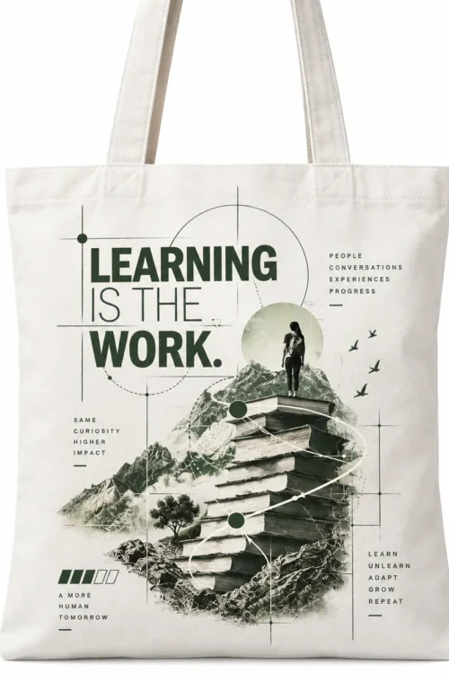 Learning Is The Work Learning & Development Tote Bag