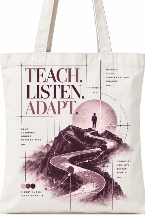 Teach Listen Adapt Learning & Development Tote Bag