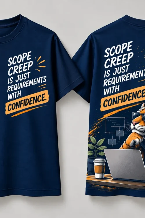 Scope Creep Is Just Requirements With Confidence Business Analyst T-Shirt